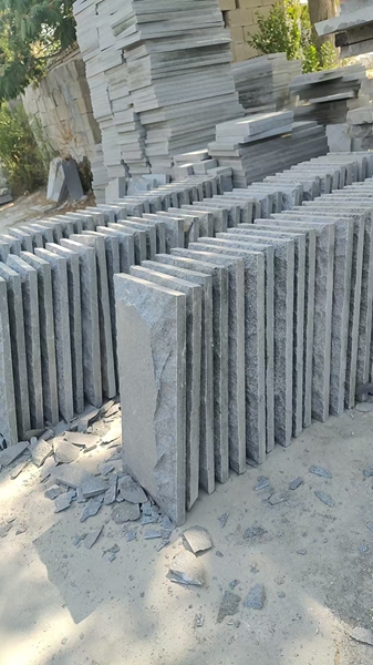 魯灰蘑菇面石材